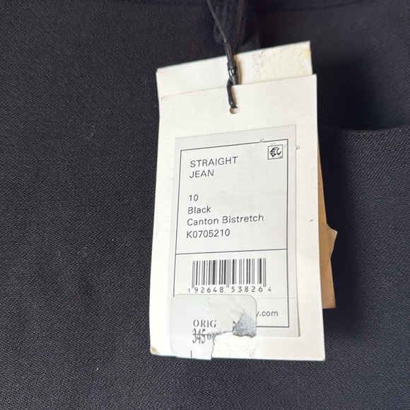 Elegant Black Women's PantsTheory nwt size 10 MN104 - Picture 5 of 10